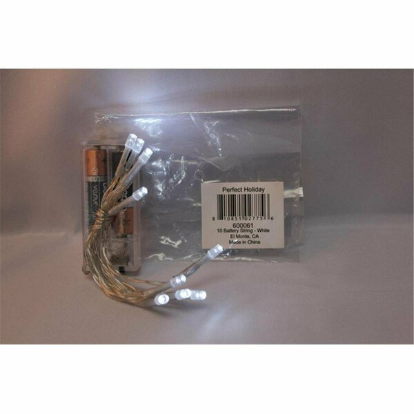 Icaregifts Battery Operated 10 LED String Light - White IC3686401